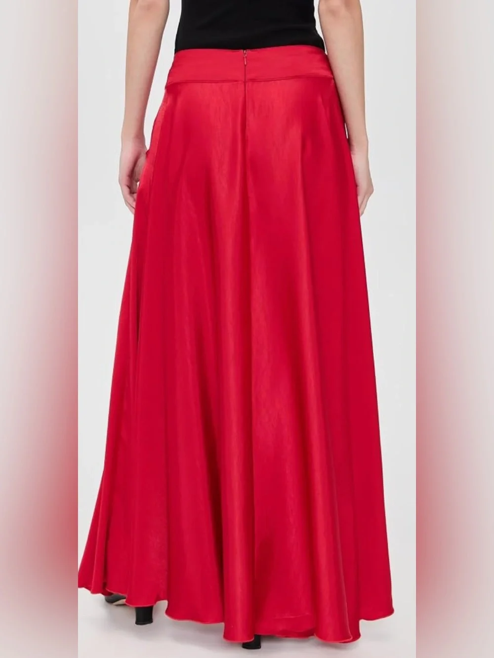Free People Chilco Salsa Maxi Skirt with High Side Slit Women’s Size 4